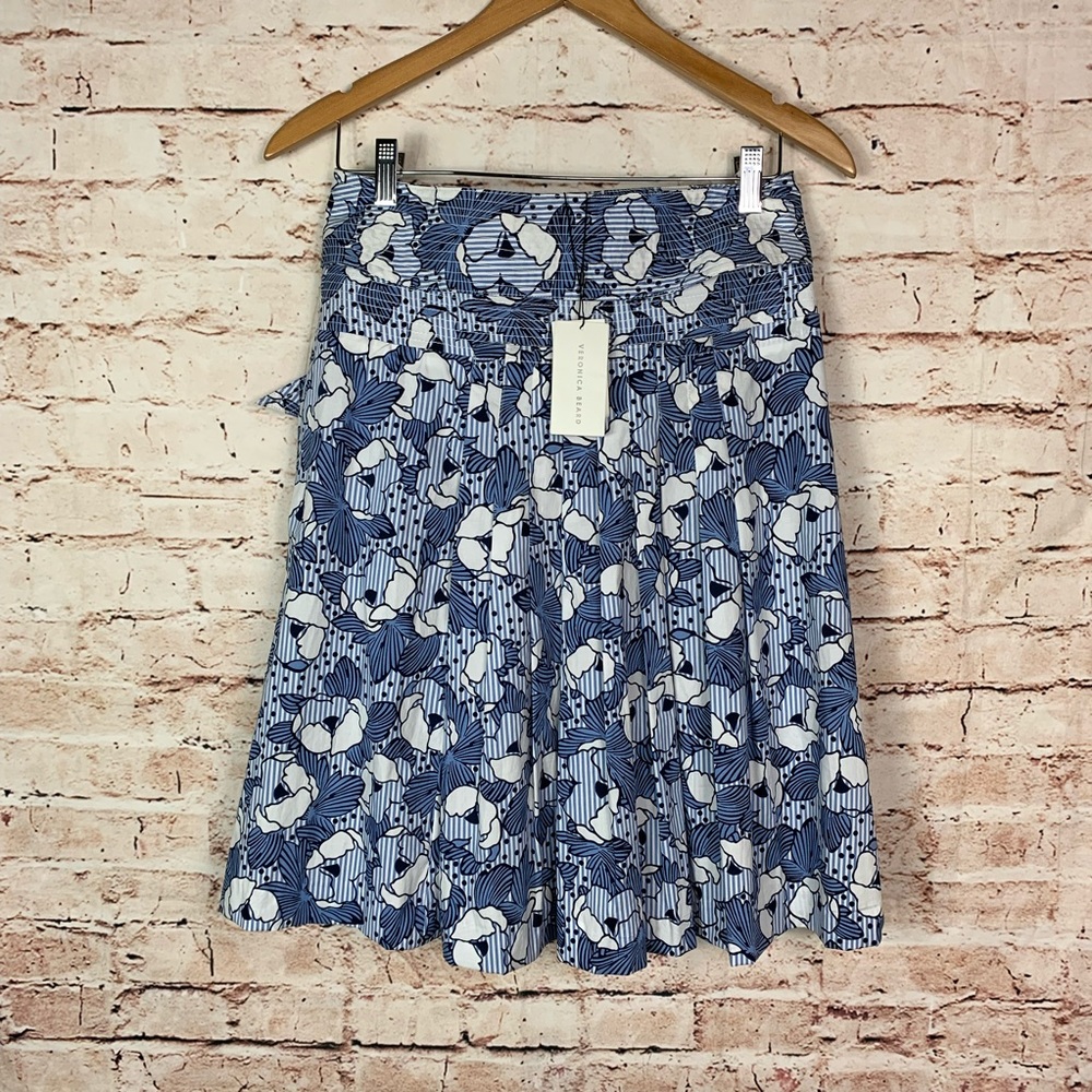 Veronica Beard Caralina Tie-Waist Midi Skirt - Picture 5 of 8